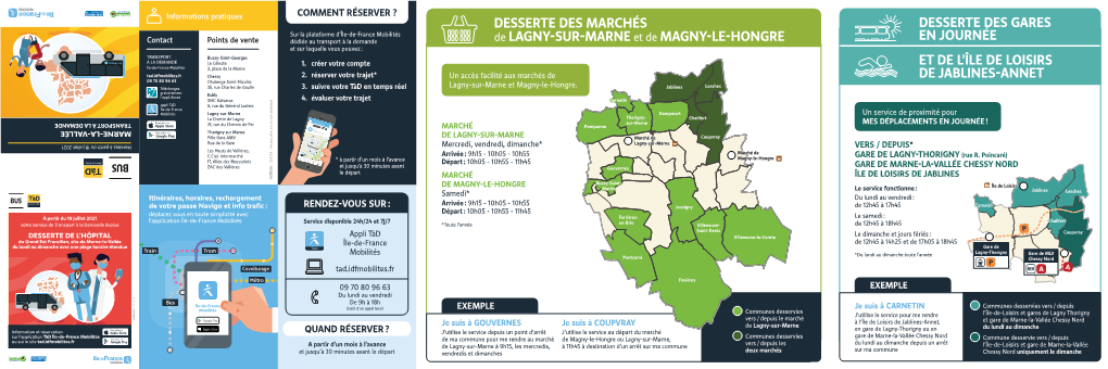 DESSERTE DES MARCHÉS De LAGNY-SUR-MARNE Et De