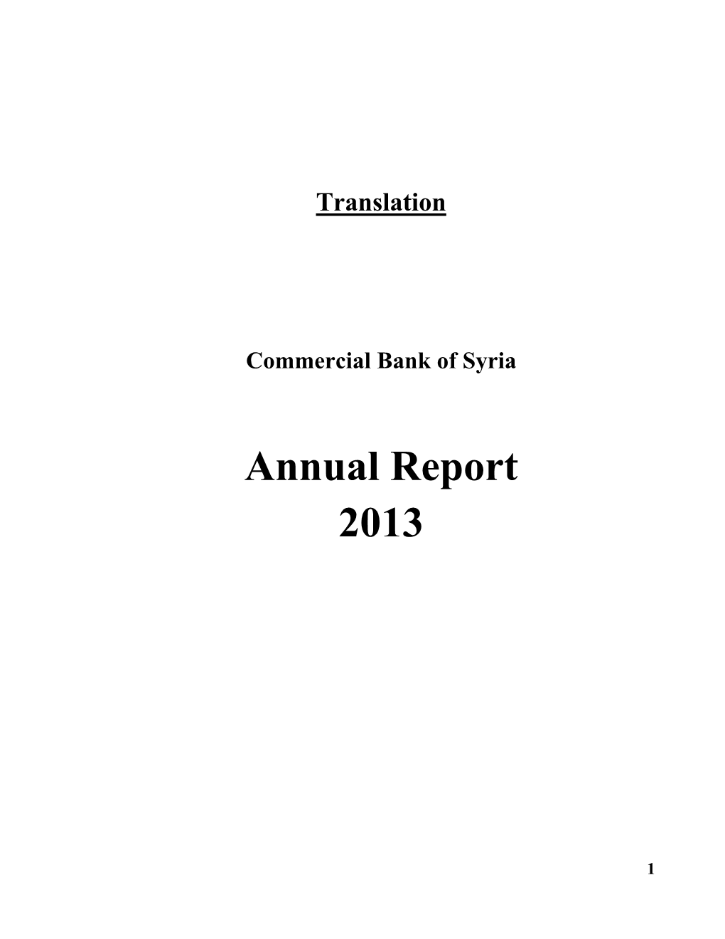 Annual Report 2013