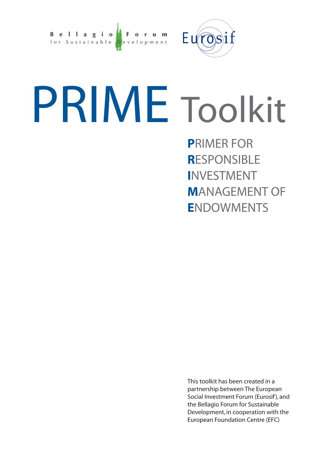 Primer for Responsible Investment Management of Endowments