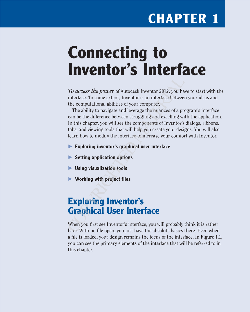 Connecting to Inventor's Interface