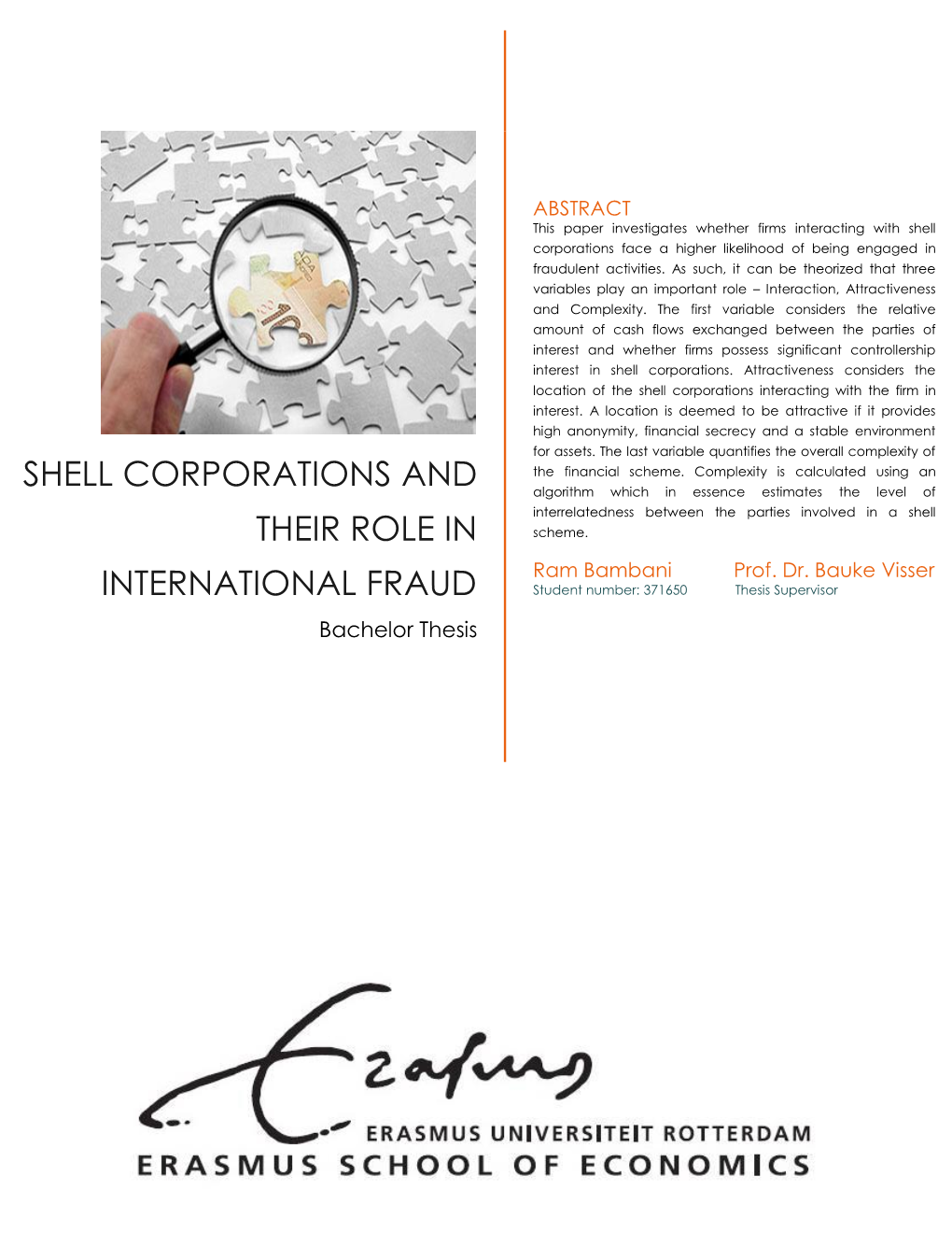 Shell Corporations and Their Role in International Fraud