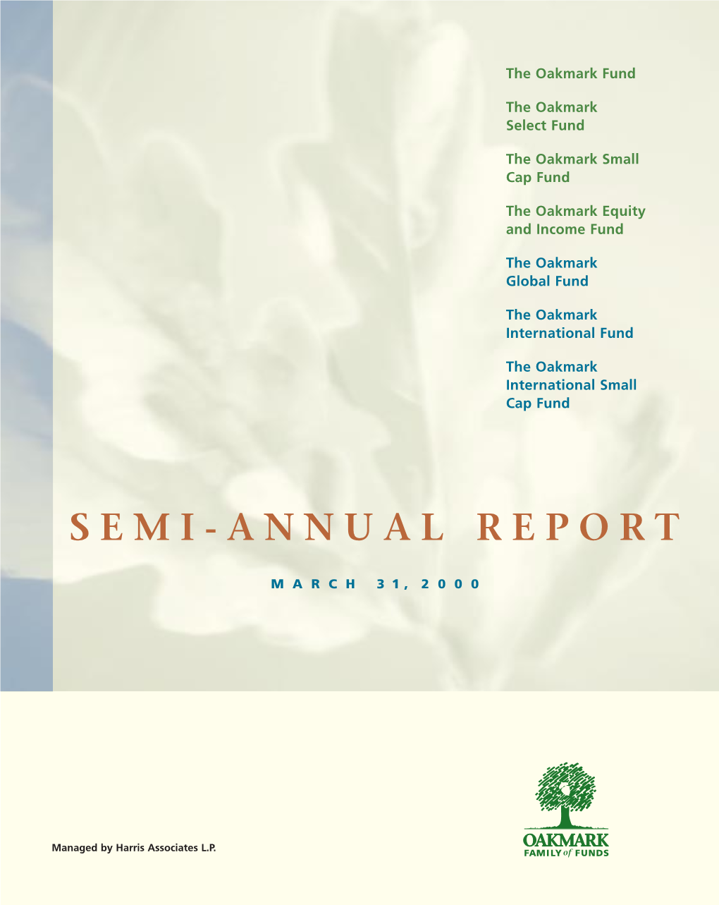 2000 Semi-Annual Report