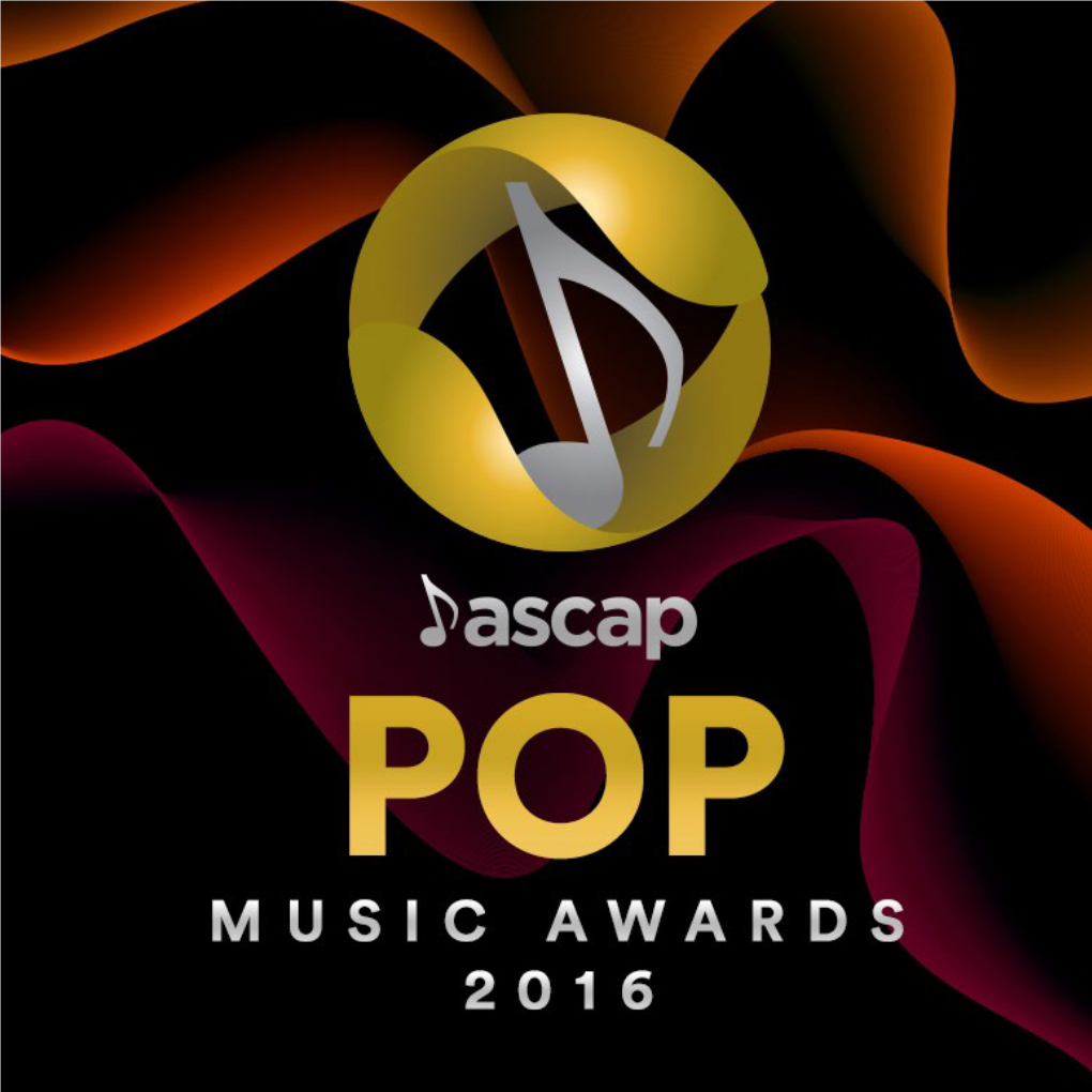 View the Pop Awards Program Book Click Here