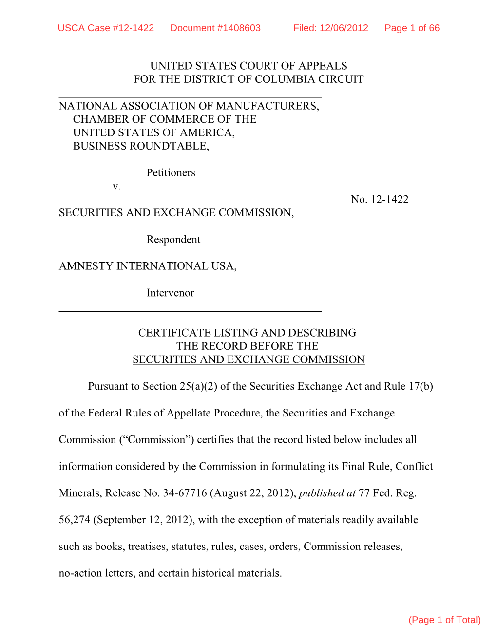 USCA Case #12-1422 Document #1408603 Filed: 12/06/2012 Page 1 of 66