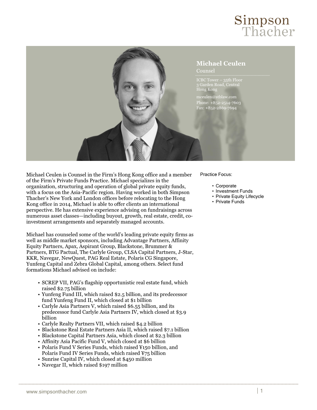 Michael Ceulen Counsel