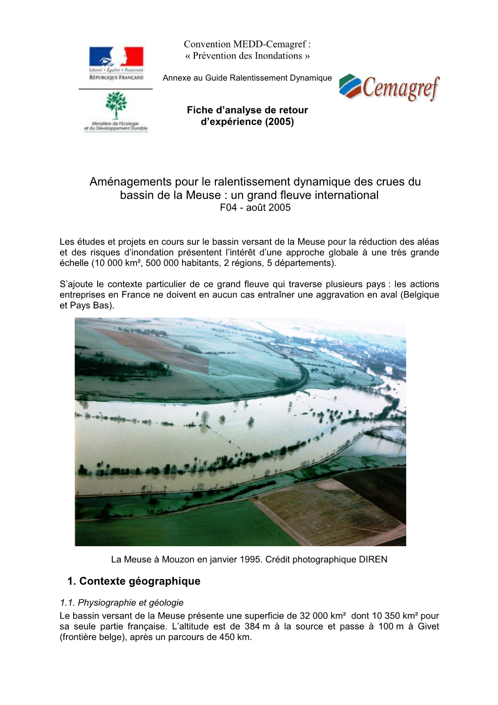 Aménagement Du Bassin Versant De La Meuse