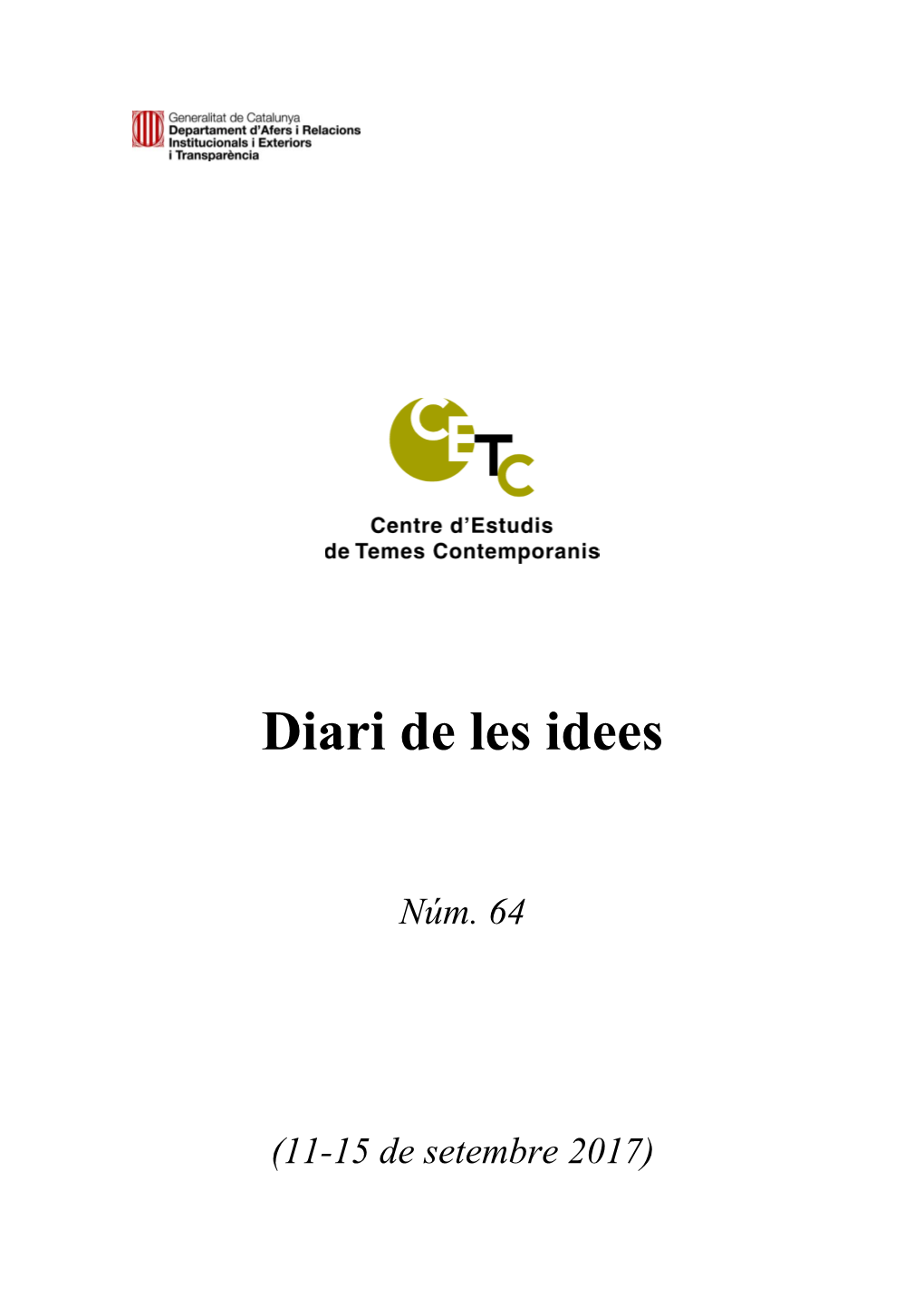 Diari De Les Idees