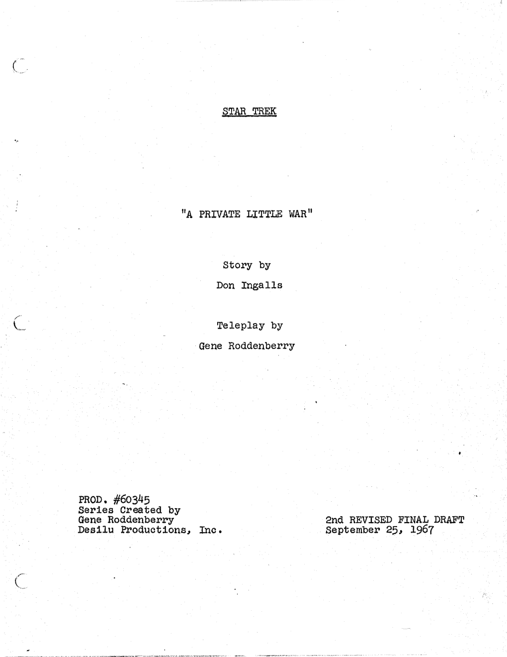 Screenplay: 