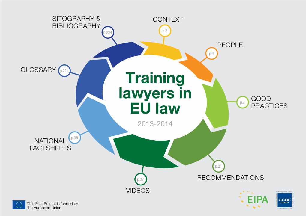 Training Lawyers in EU