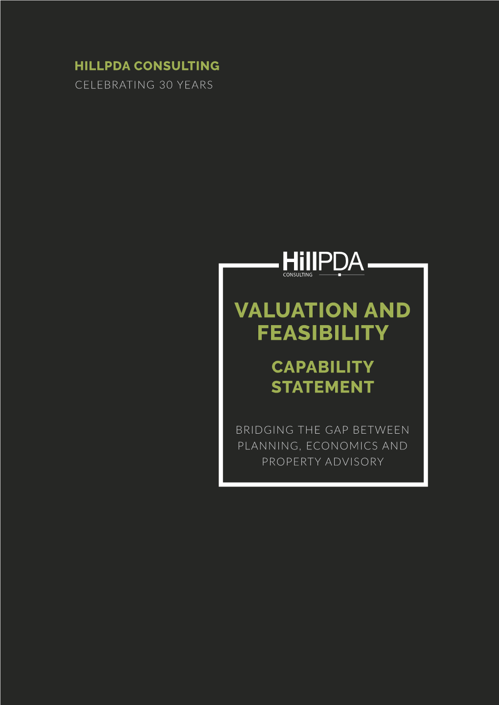 Valuation and Feasibility Capability Statement