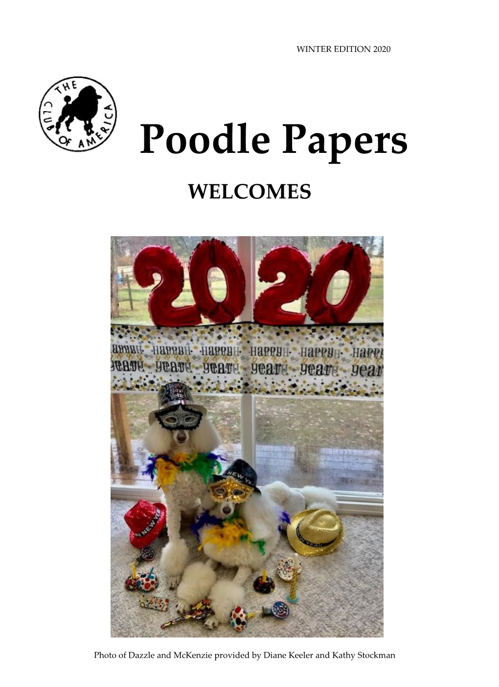 Poodle Papers WELCOMES