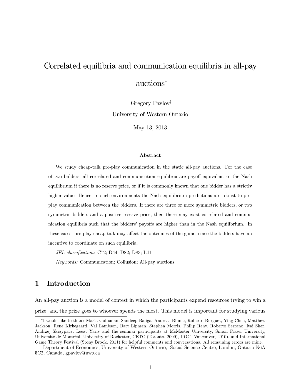 Correlated Equilibria and Communication Equilibria in All-Pay