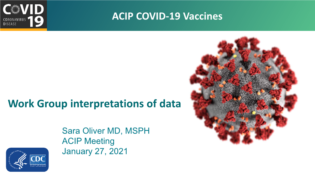 ACIP COVID-19 Vaccines