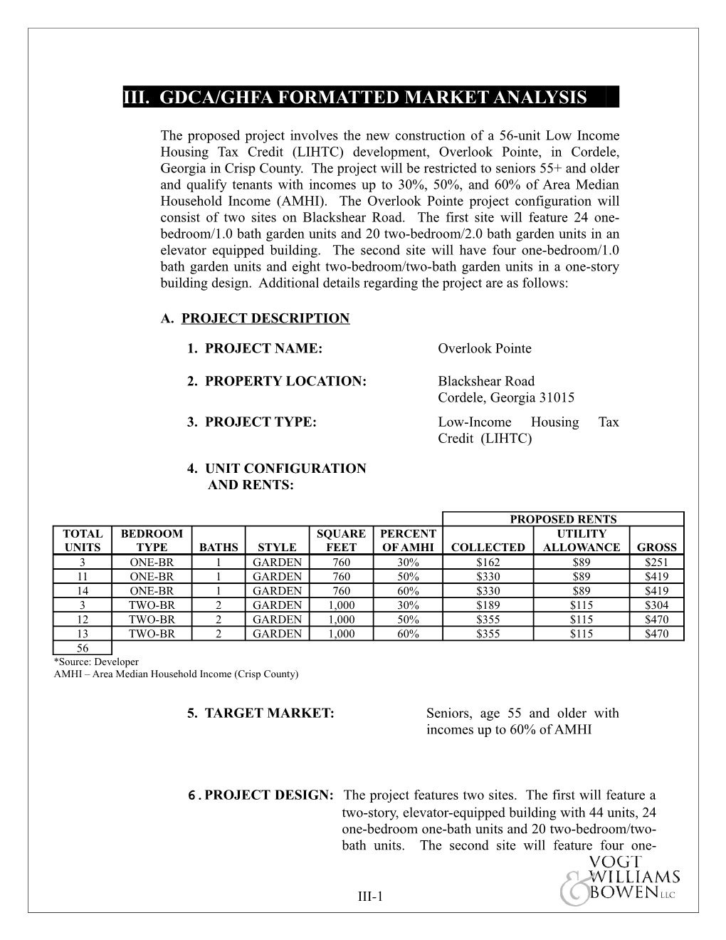 Iii. Gdca/Ghfa Formatted Market Analysis s3