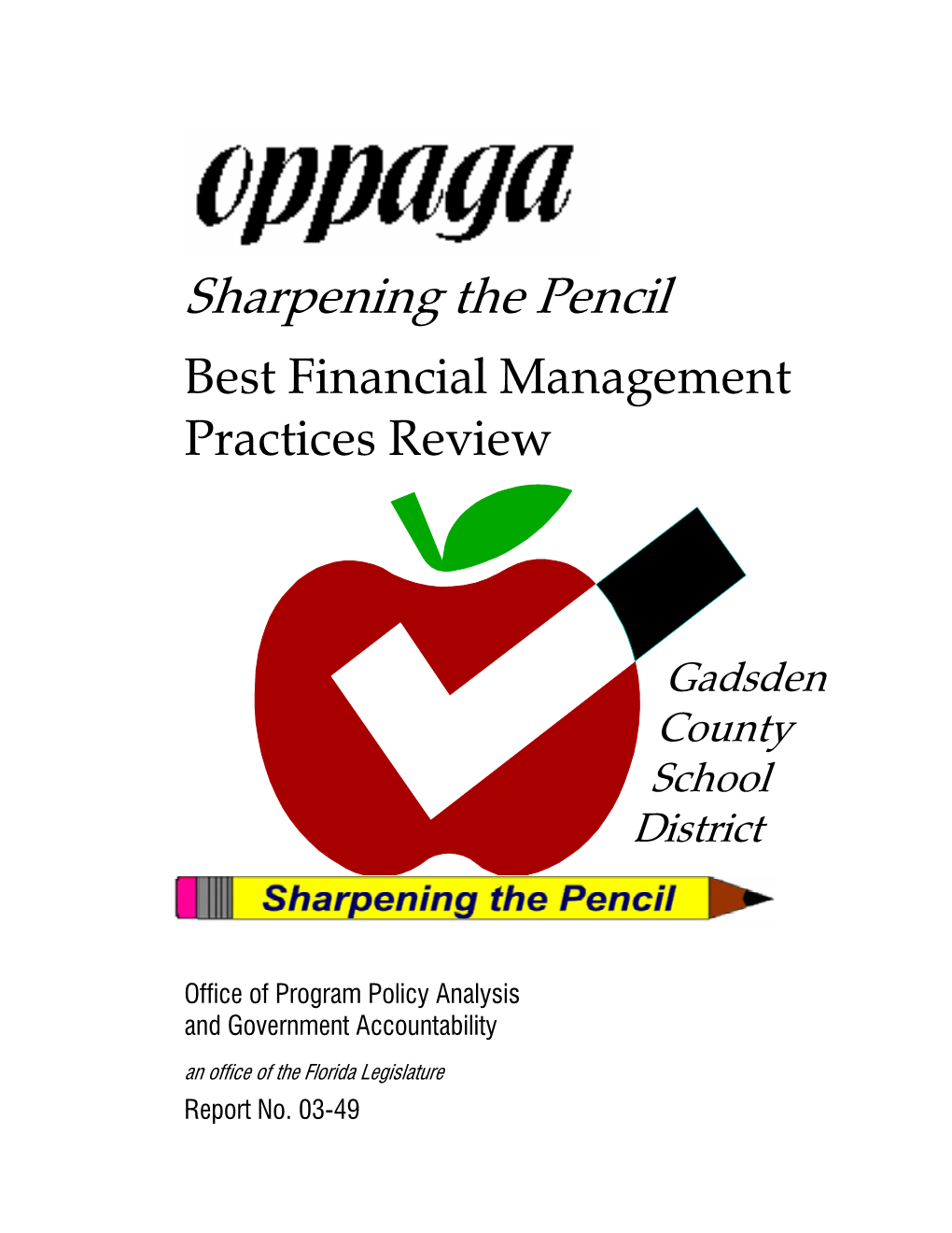 Sharpening the Pencil Best Financial Management Practices Review