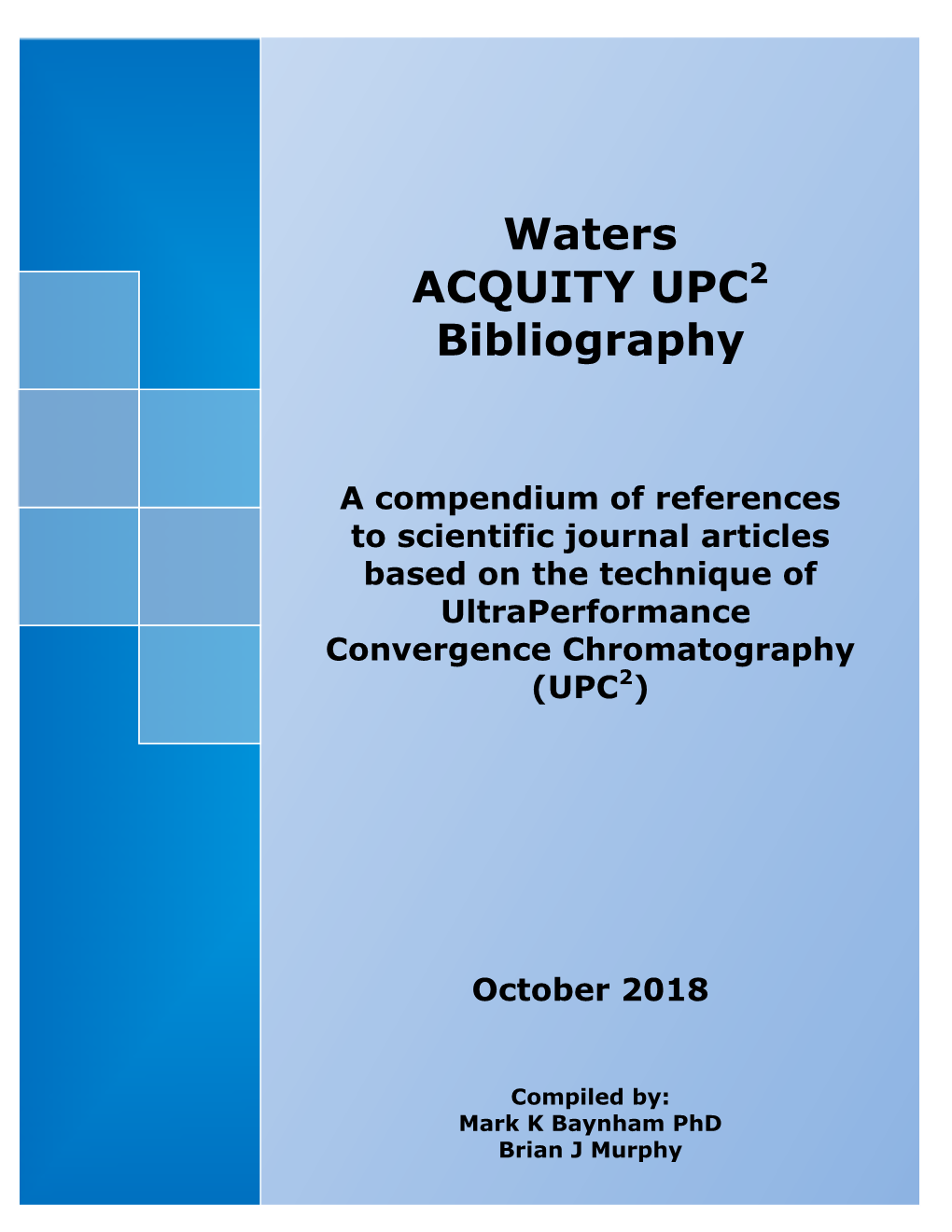 Waters ACQUITY UPC2 Bibliography