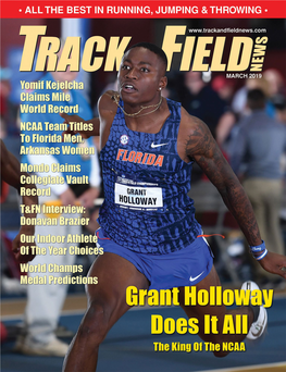 Track & Field News March 2019 — Page 1