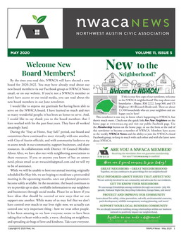 2020 05 May NWACA Newsletter