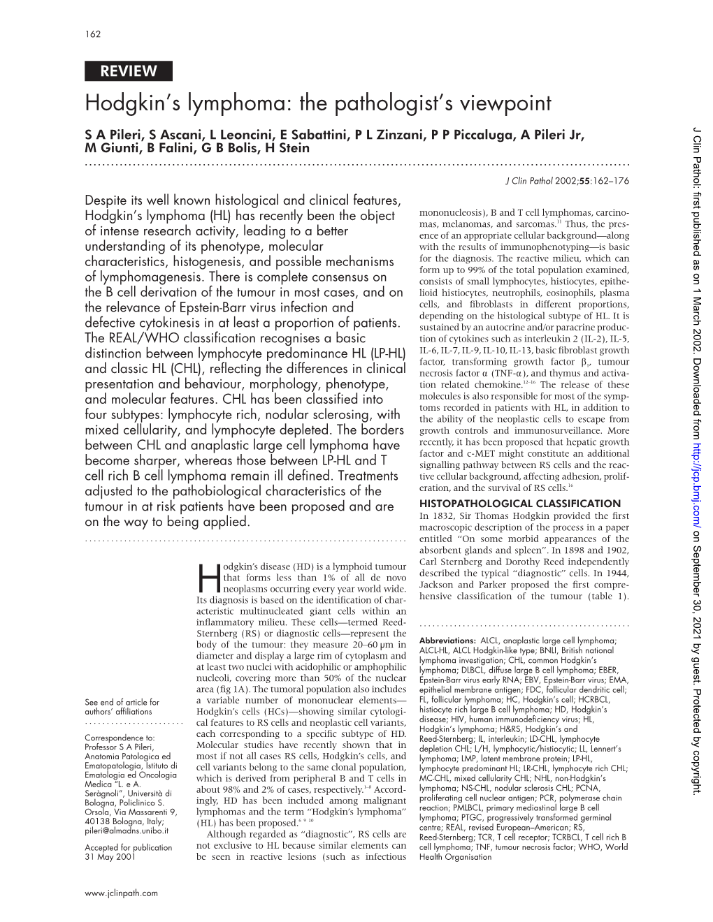 Hodgkin's Lymphoma