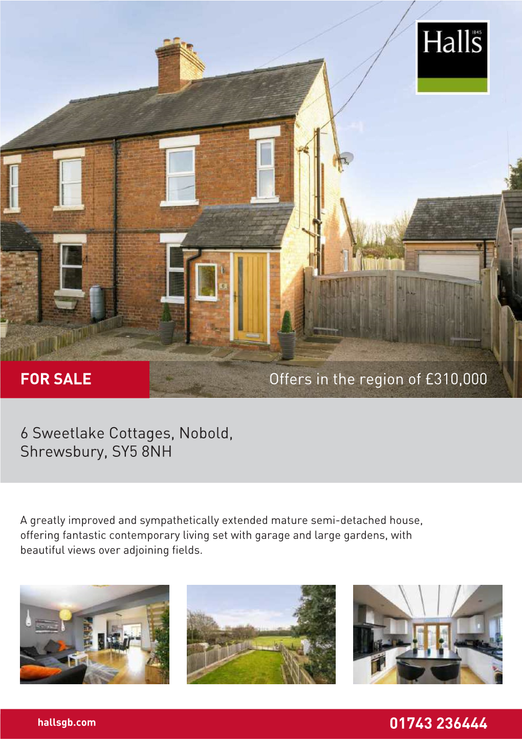 6 Sweetlake Cottages, Nobold, Shrewsbury, SY5 8NH