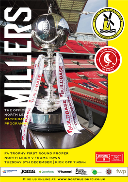The Official North Leigh Matchday Programme Fa