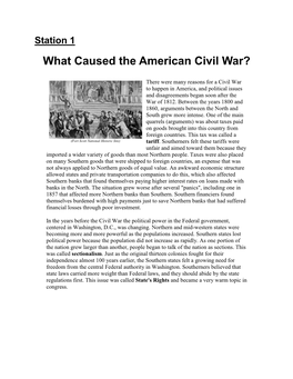 What Caused the American Civil War?