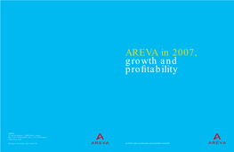 AREVA in 2007, Growth and Profitability