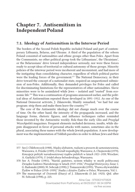 Downloaded from Pubfactory at 09/25/2021 06:34:05PM Via Free Access 180 Antisemitism in Independent Poland Culture