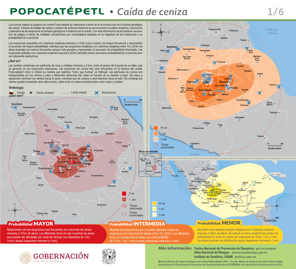 Popocatépetl Caída De Ceniza