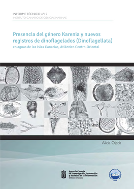Presencia Del Género Karenia Y Nuevos Registros De Dinoflagelados (Dinoflagellata) En Aguas De Las Islas Canarias, Atlántico Centro-Oriental