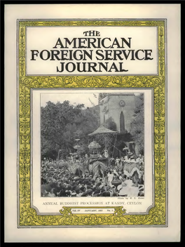 The Foreign Service Journal, January 1927