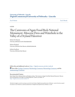 The Carnivores of Agate Fossil Beds National Monument