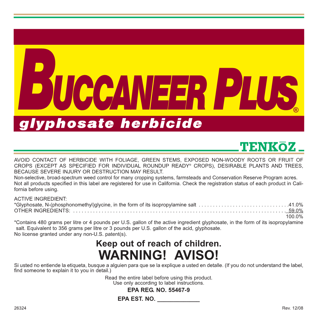 Buccaneer-Plus-Herbicide.Pdf