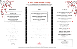 A South East Asian Journey