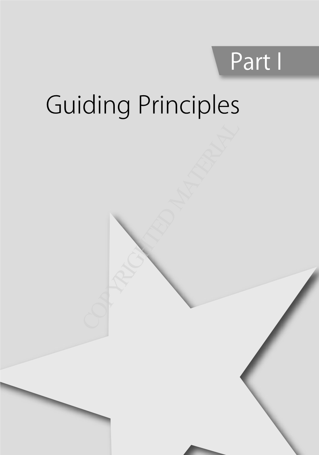 Guiding Principles Guiding Principles