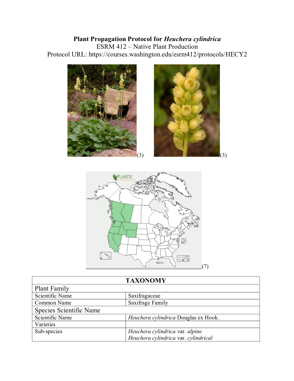 Draft Plant Propagation Protocol