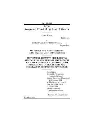 Amicus Brief, and Takes No Position
