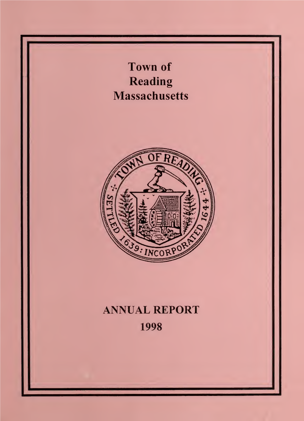 Town of Reading Massachusetts Annual Report