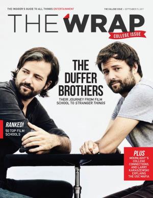 The Duffer Brothers Their Journey from Film School to Stranger Things