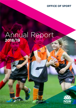 Office of Sport Annual Report 2018-19