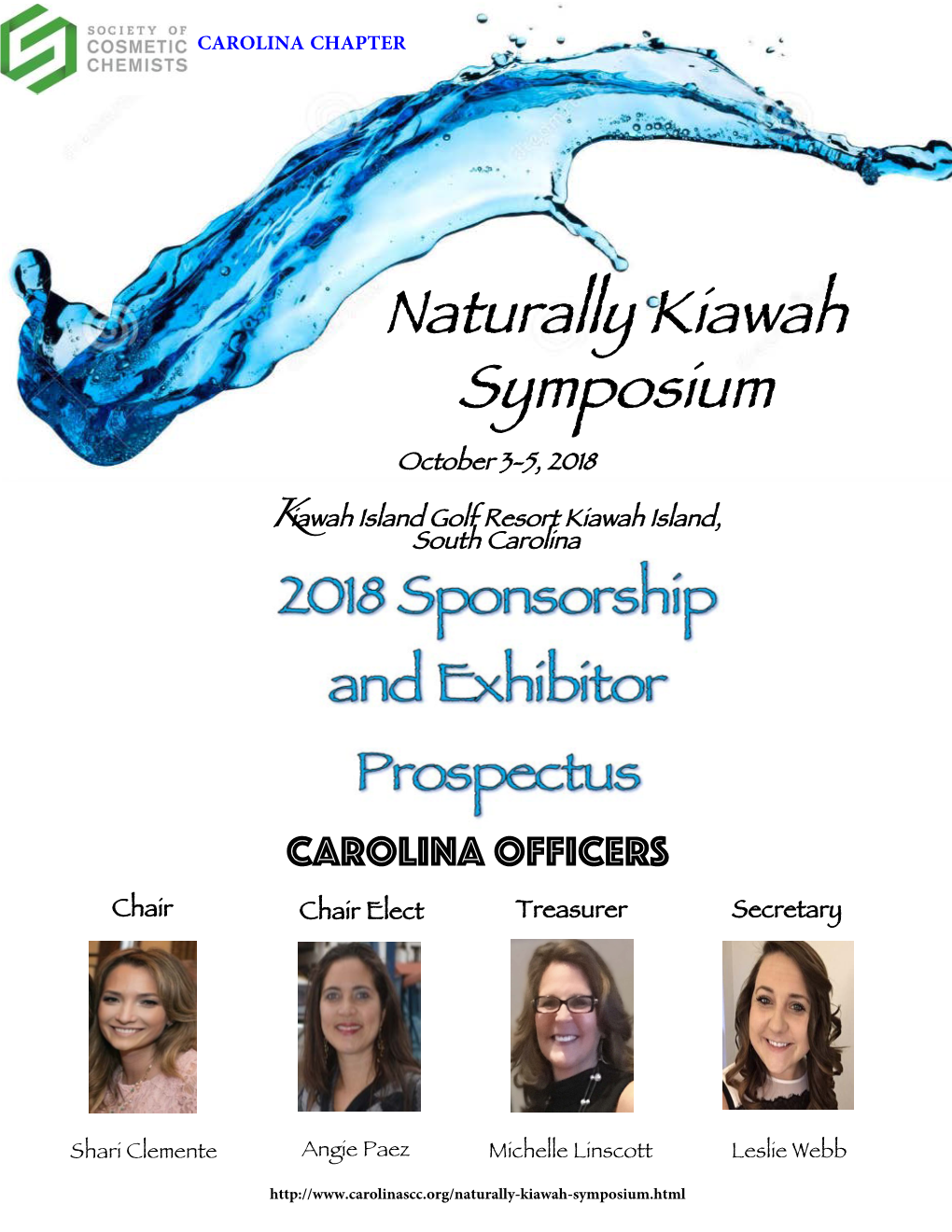 Naturally Kiawah Symposium October 3-5, 2018