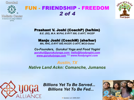 FUN - FRIENDSHIP - FREEDOM 2 of 4