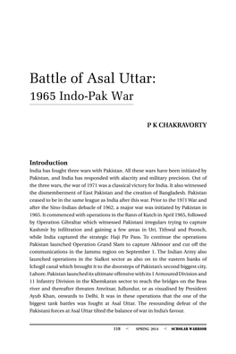 Battle of Asal Uttar: 1965 Indo-Pak War