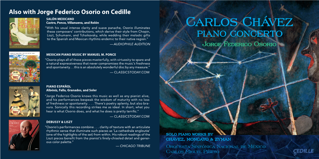 Also with Jorge Federico Osorio on Cedille