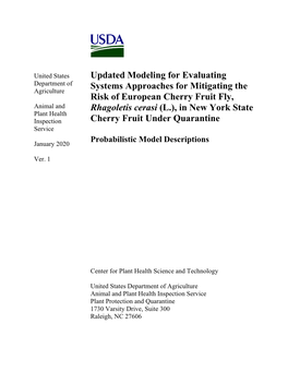 Updated Modeling for Evaluating Systems Approaches for Mitigating