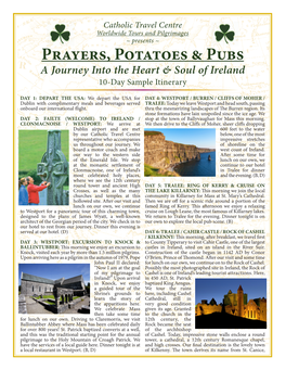 Prayers, Potatoes & Pubs