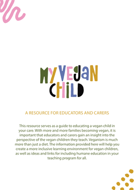 A Resource for Educators and Carers