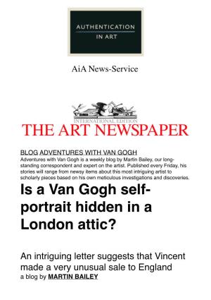 Is a Van Gogh Self- Portrait Hidden in a London Attic?