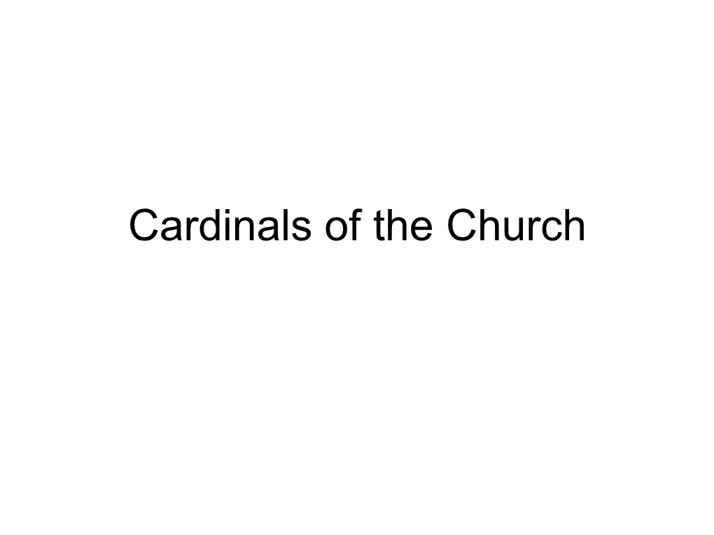 10. Cardinals of the Church and St. Nicholas