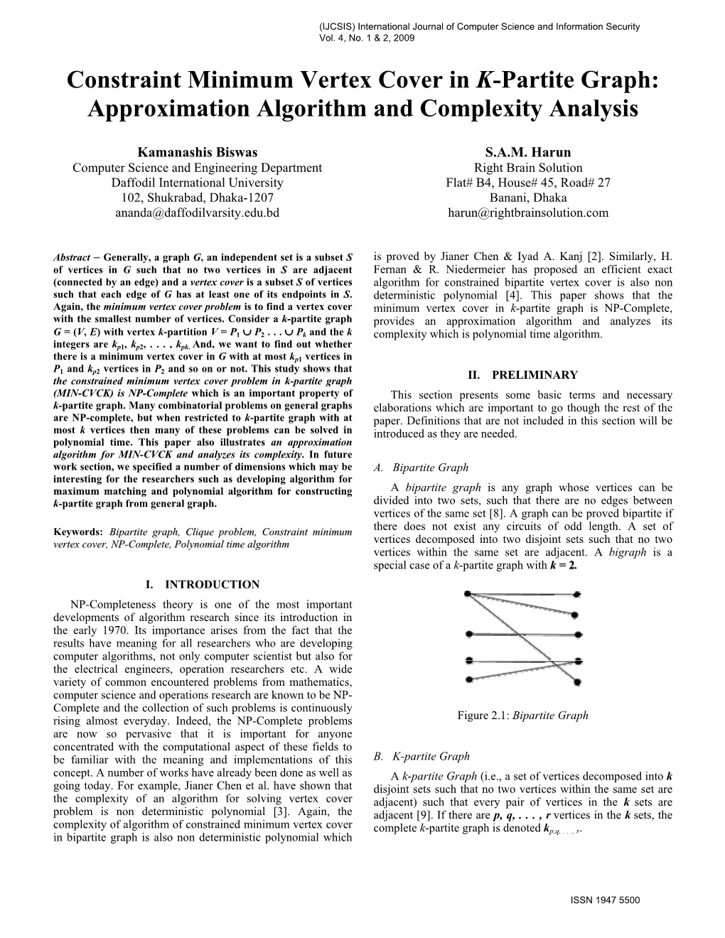 Constraint Minimum Vertex Cover in K-Partite Graph: Approximation Algorithm and Complexity Analysis